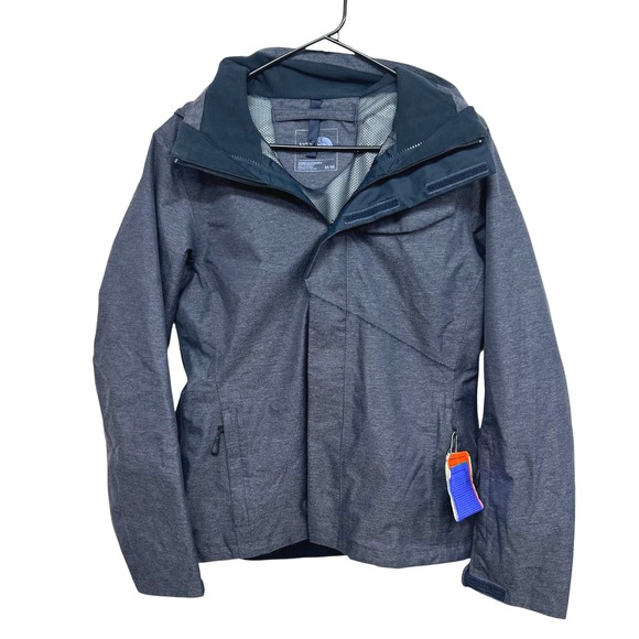 The North Face Women's M Snowboard Ski Jacket Gray Heather Hooded Gorpcore - Picture 1 of 10